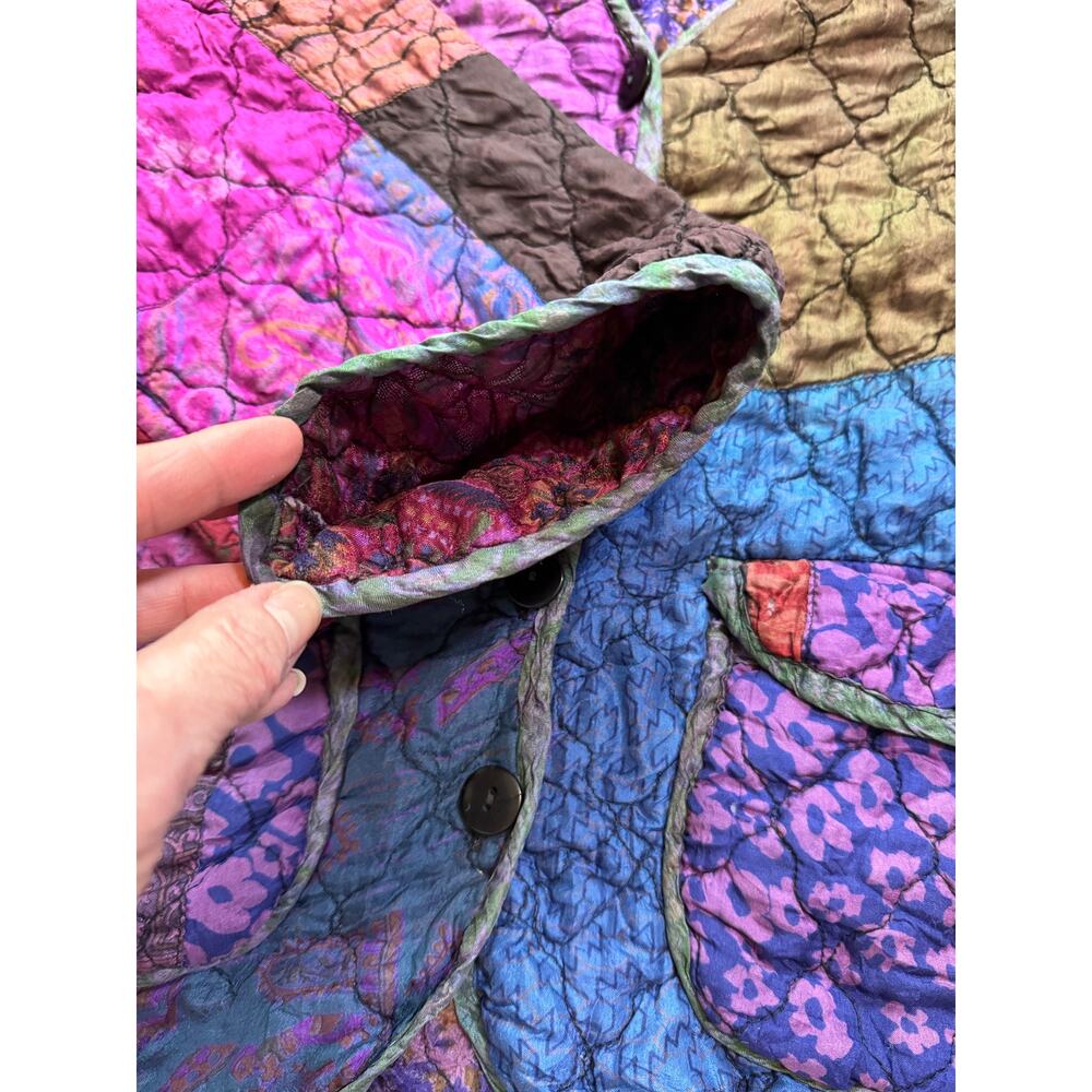 Patchington Quilted Silk Jacket - image 5